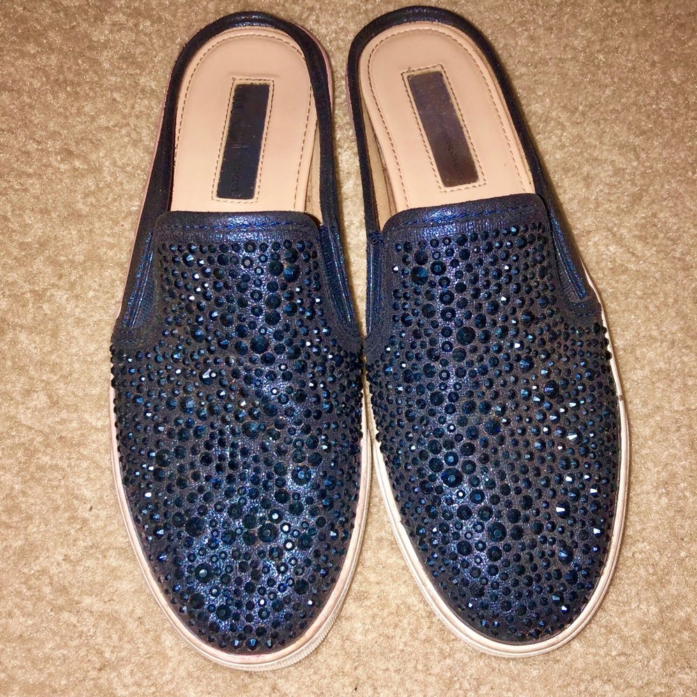 INC Sparkly Backless Sneaker